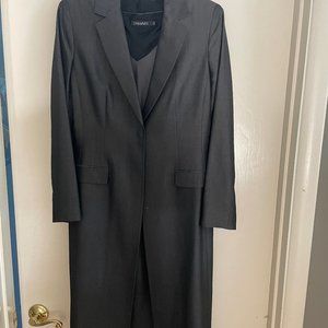 Tahari sheath dress and jacket, charcoal grey, size 8